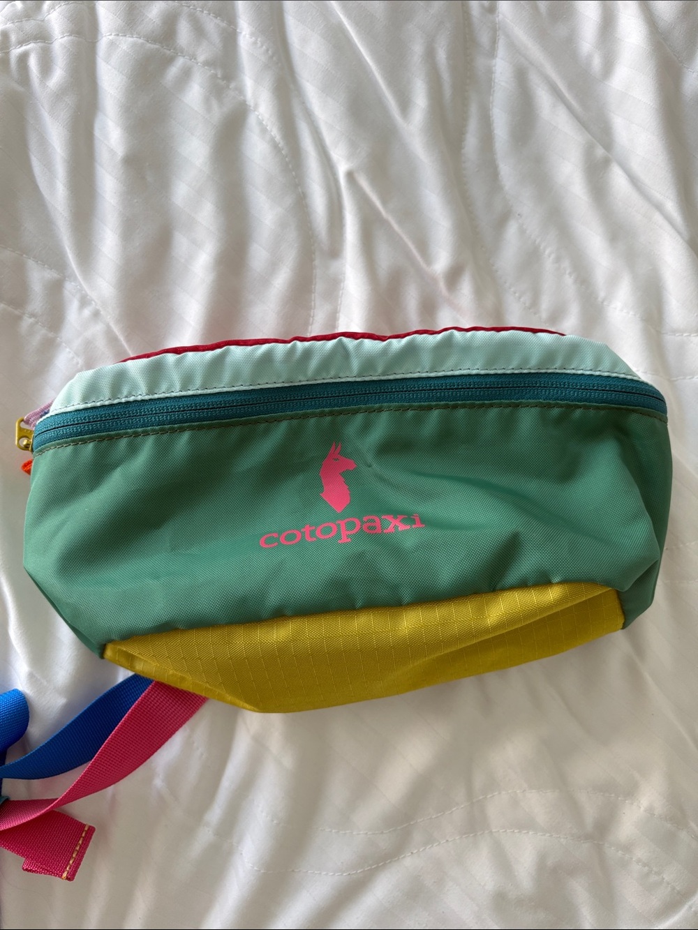 Cotopaxi Teal & Yellow Women's Fanny Pack